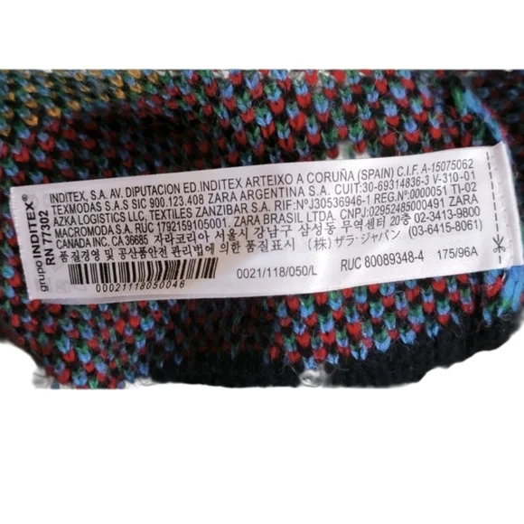 Zara Mickey Mouse Disney Jacquard Knit Sweater L - Picture 7 of 7